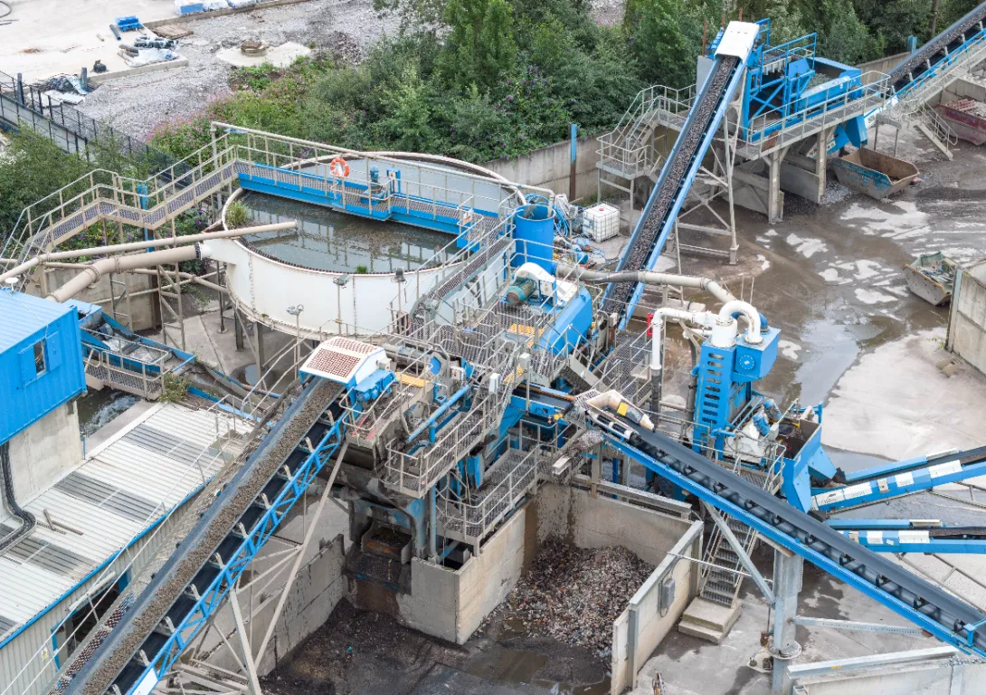 Processing equipment at Land Recovery's Stoke site